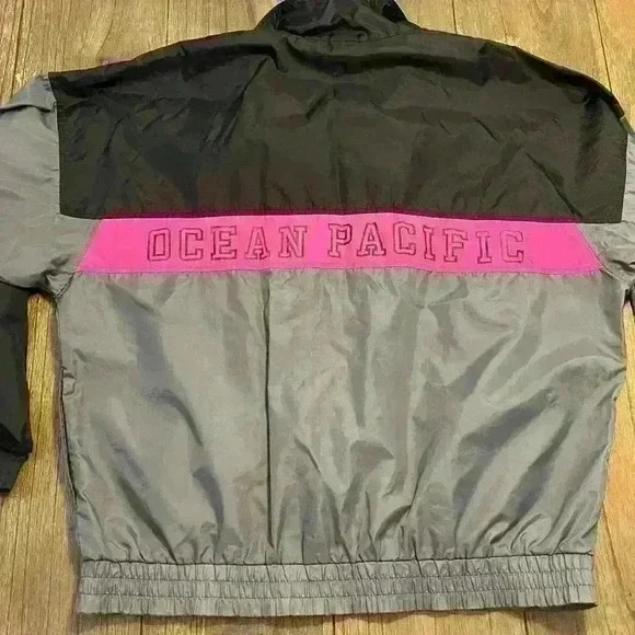 Vintage Ocean Pacific Windbreaker Mens size Large - Picture 5 of 5